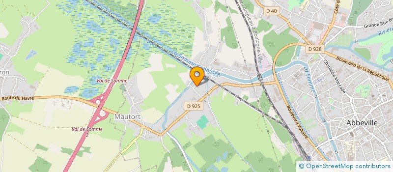 localisation de l'entreprise SCI MONTAUDOIN CH à ABBEVILLE