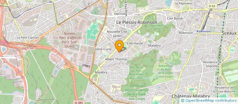 localisation de l'entreprise SCI MONTAUDRAN à LE PLESSIS-ROBINSON