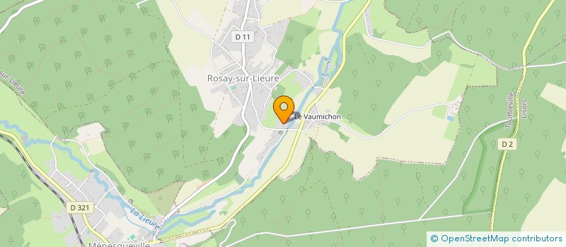 localisation de l'entreprise SCI MONTAURE  ROSAY-SUR-LIEURE