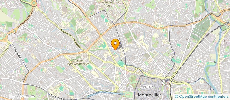 localisation de l'entreprise SCI MONTAURY à MONTPELLIER