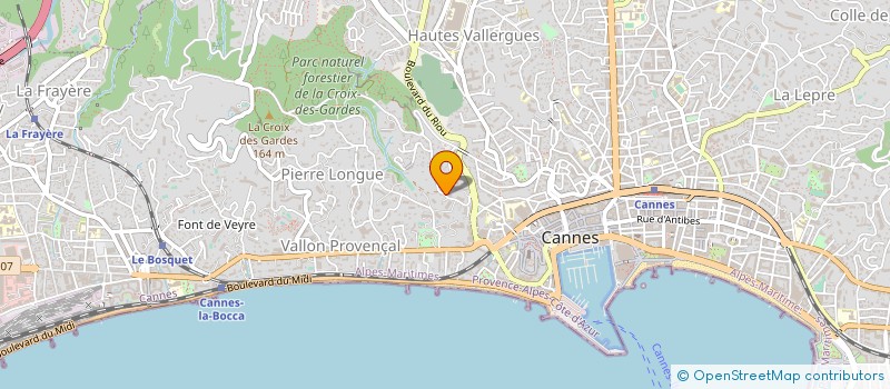 localisation de l'entreprise SCI MONTAUT FRIMONT  CANNES