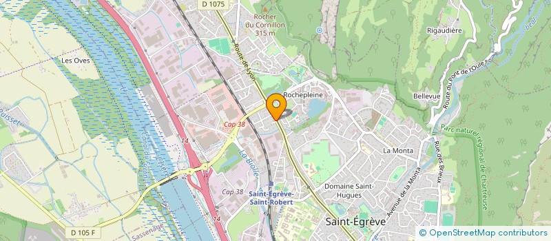 localisation de l'entreprise SCI MONTAVA  SAINT-EGREVE