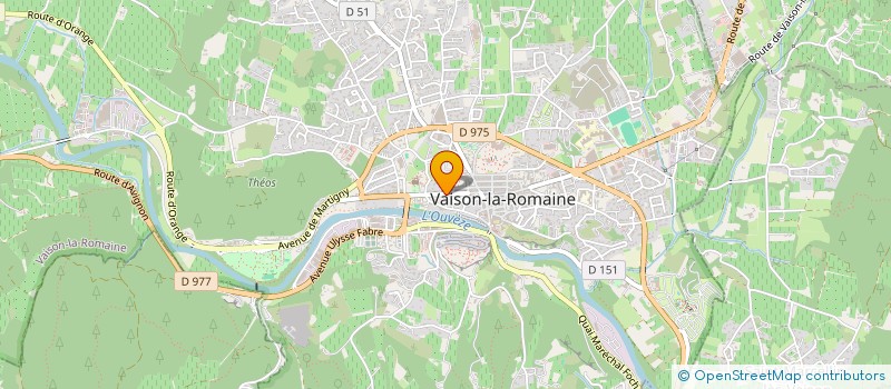 localisation de l'entreprise SCI MONTAVERT  VAISON-LA-ROMAINE