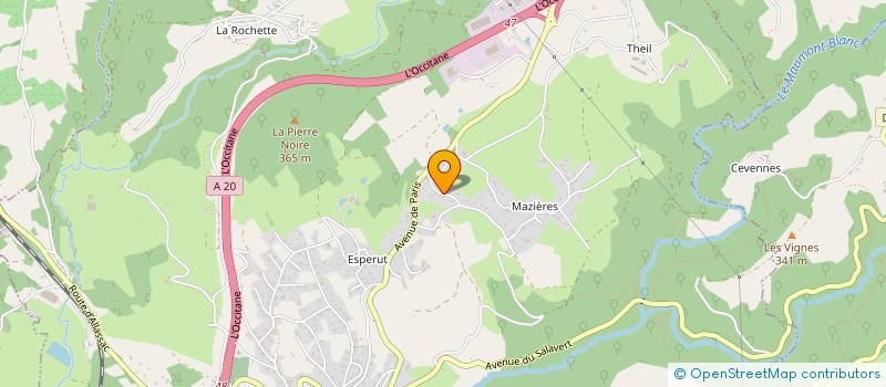 localisation de l'entreprise SCI MONTAZEAUD  SAINTE FEREOLE