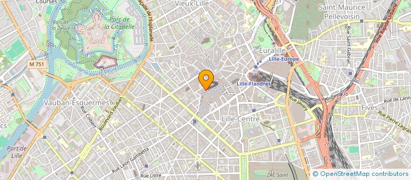 localisation de l'entreprise SCI MONTBAT à LILLE