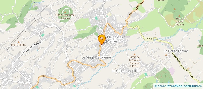 localisation de l'entreprise SCI MONTBEL FONTAINE à LE TAMPON