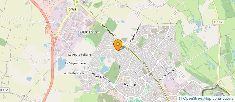 localisation de l'entreprise SCI MONTBOIS à AVRILLE