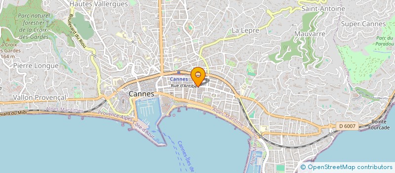 localisation de l'entreprise SCI MONTBOISSIER à CANNES