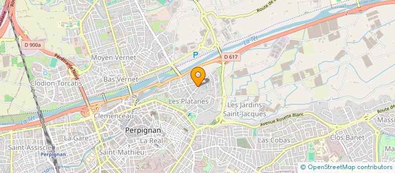 localisation de l'entreprise SCI MONTBOLO 2016  PERPIGNAN