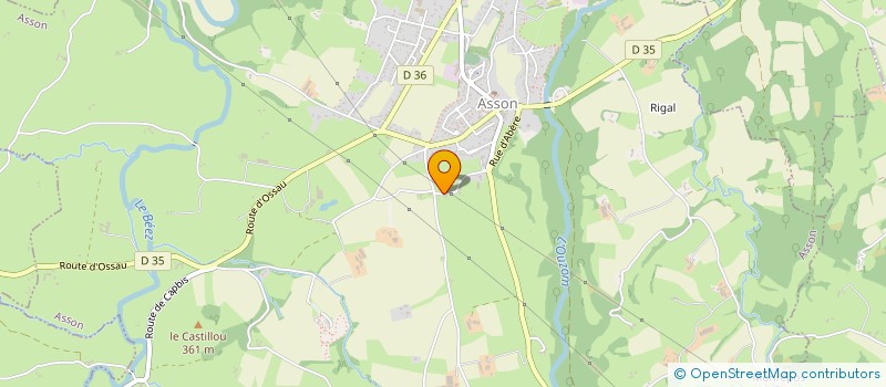 localisation de l'entreprise SCI MONTBULA  ASSON