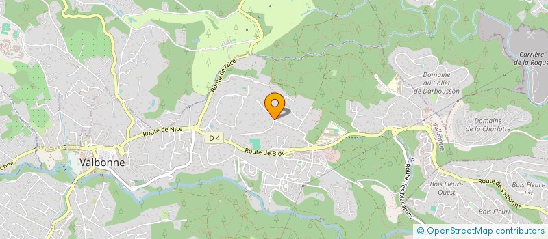 localisation de l'entreprise SCI MONTCALM CD  VALBONNE