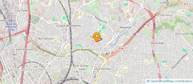 localisation de l'entreprise SCI MONTCALM RAGUSE à MARSEILLE