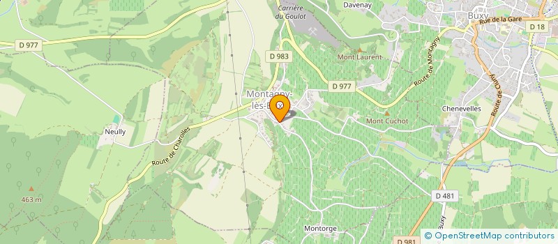 localisation de l'entreprise SCI MONTCAROUGE  MONTAGNY-LES-BUXY