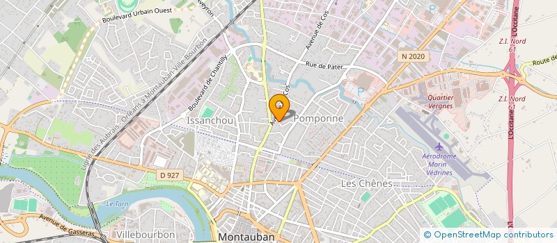 localisation de l'entreprise SCI MONTCAZE  MONTAUBAN