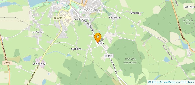 localisation de l'entreprise SCI MONTCELARD  BOURBON-LANCY
