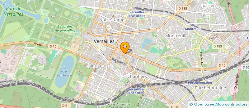 localisation de l'entreprise SCI MONTCLAIR à VERSAILLES