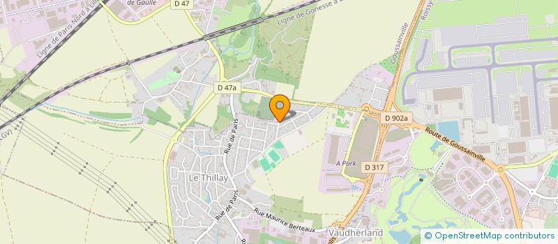 localisation de l'entreprise SCI MONTCRESS  LE THILLAY