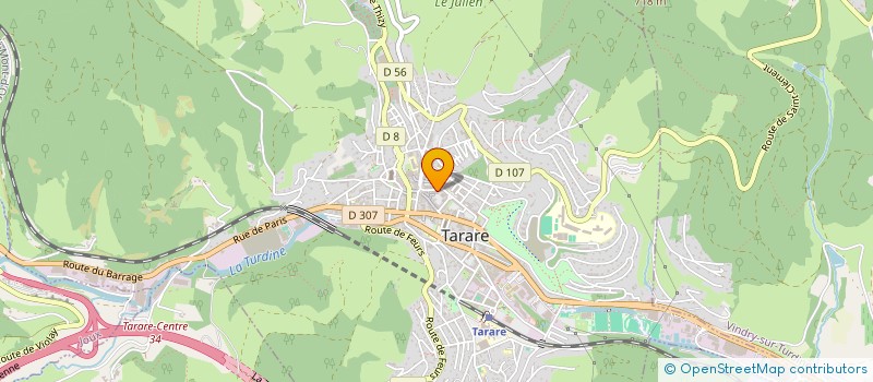 localisation de l'entreprise SCI MONTDORES  TARARE