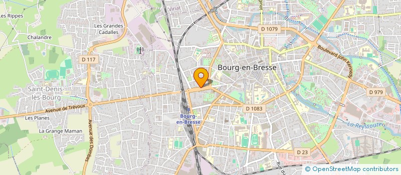 localisation de l'entreprise SCI MONTE CHRISTO 14 à BOURG-EN-BRESSE