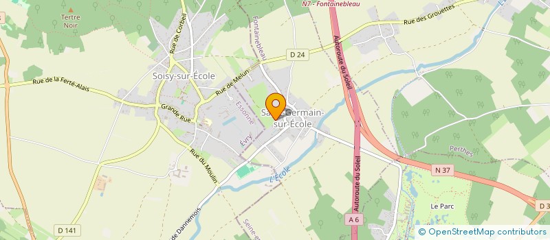 localisation de l'entreprise SCI MONTE CRISTO  SAINT-GERMAIN-SUR-ECOLE