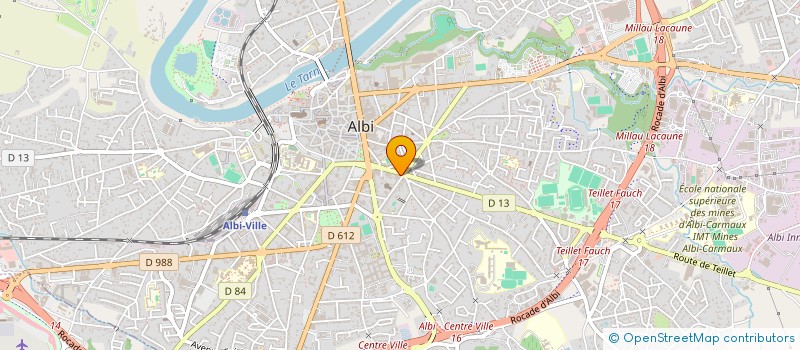localisation de l'entreprise SCI MONTEBELLO à ALBI