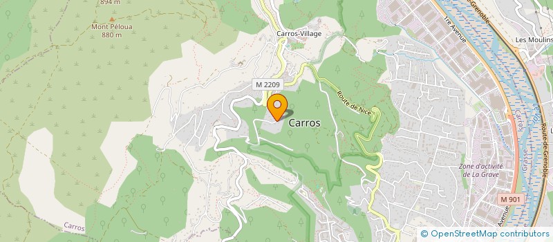 localisation de l'entreprise SCI MONTEBELLO à CARROS