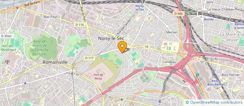 localisation de l'entreprise SCI MONTEBELLO à NOISY-LE-SEC