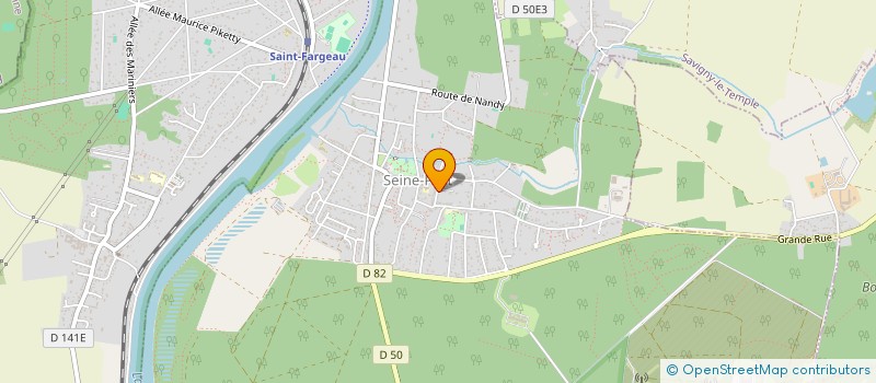 localisation de l'entreprise SCI MONTEBELLO  SEINE-PORT