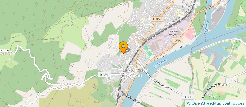 localisation de l'entreprise SCI  MONTEE DU LACAS  LA VOULTE-SUR-RHONE