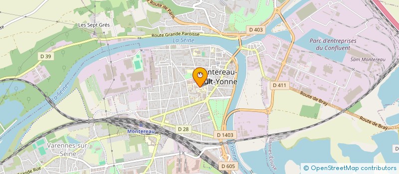 localisation de l'entreprise SCI MONTEILLET à MONTEREAU-FAULT-YONNE