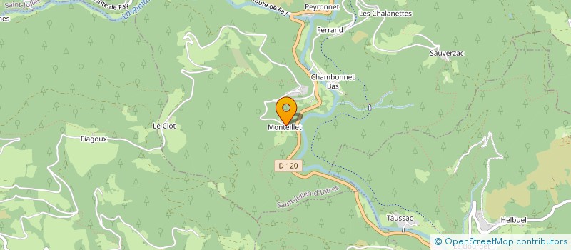 localisation de l'entreprise SCI MONTEILLET  SAINT-JULIEN-D'INTRES