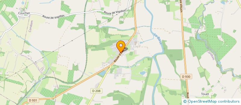 localisation de l'entreprise SCI MONTEIRO  CONDOM