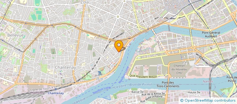 localisation de l'entreprise SCI MONTENO à NANTES