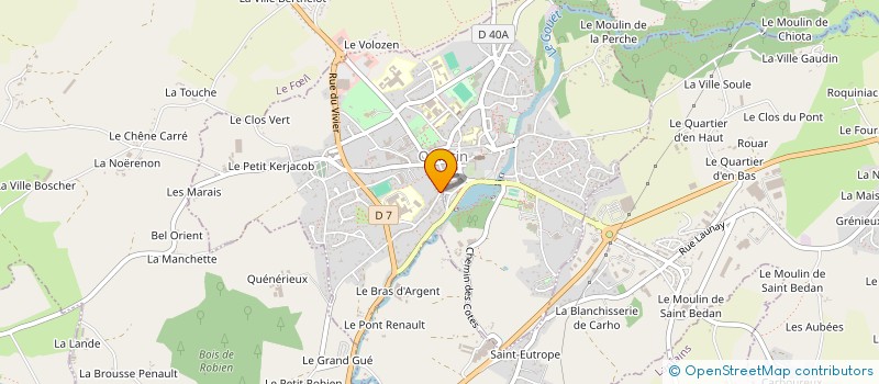 localisation de l'entreprise SCI MONTERO LE VACON  QUINTIN