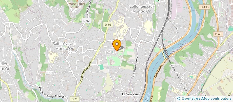 localisation de l'entreprise SCI MONTESQUIEU 2011  SAINT-CYR-AU-MONT-D'OR