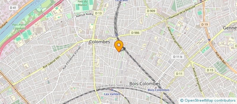 localisation de l'entreprise SCI MONTESQUIEU  COLOMBES
