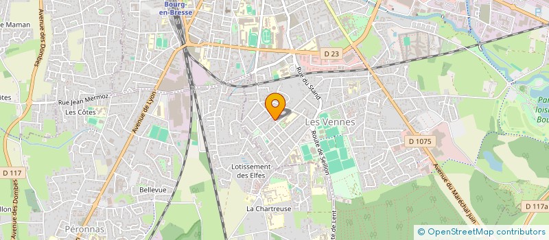 localisation de l'entreprise SCI MONTESQUIEU à BOURG-EN-BRESSE