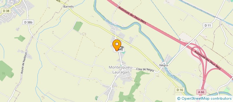 localisation de l'entreprise SCI MONTESQUIEU  MONTESQUIEU-LAURAGAIS