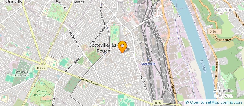 localisation de l'entreprise SCI MONTESQUIEU  SOTTEVILLE-LES-ROUEN