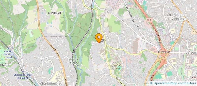 localisation de l'entreprise SCI MONTESQUIEU PONCINS  ECULLY