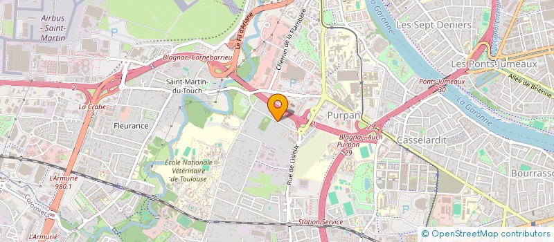 localisation de l'entreprise SCI MONTESSORI à TOULOUSE