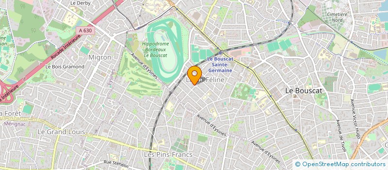 localisation de l'entreprise SCI MONTESTRUC  LE BOUSCAT