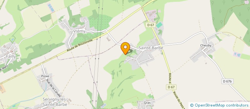 localisation de l'entreprise SCI MONTETS  SAINTE-BARBE