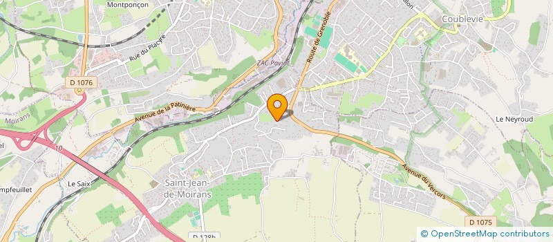 localisation de l'entreprise SCI MONTEUIL  SAINT-JEAN-DE-MOIRANS