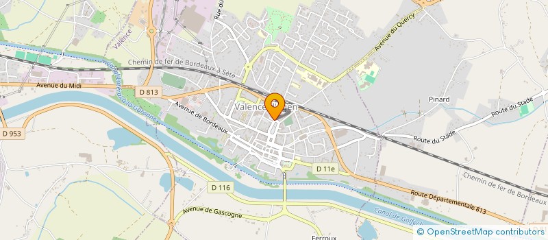 localisation de l'entreprise SCI MONTEYRIMARD ET COMPAGNIE à VALENCE