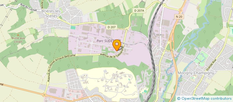 localisation de l'entreprise SCI MONTFAUCON  ETAMPES