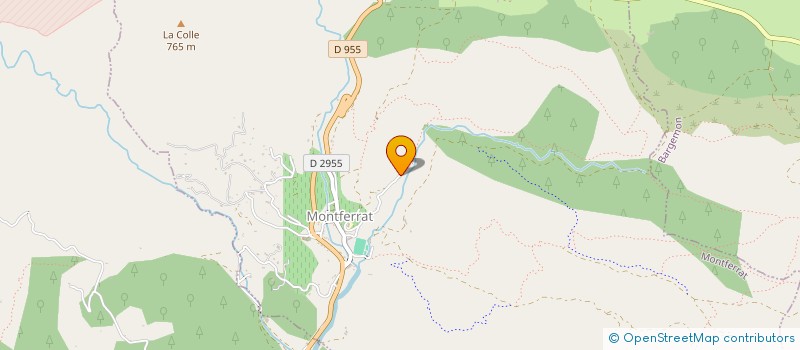 localisation de l'entreprise SCI MONTFERRATOISE  MONTFERRAT