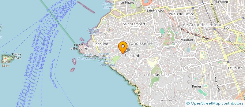 localisation de l'entreprise SCI MONTFLEUR à MARSEILLE