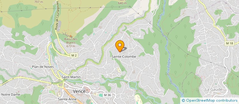 localisation de l'entreprise SCI MONTFORT  VENCE