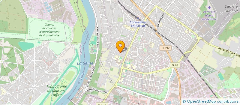 localisation de l'entreprise SCI MONTFORT  CORMEILLES-EN-PARISIS